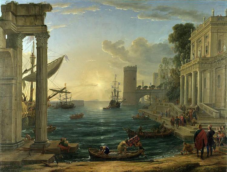Claude Lorrain The Embarkation of the Queen of Sheba china oil painting image